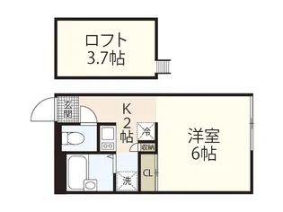 グリーンパーク【1階】の間取り