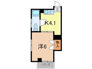 中山ハイツ【2階】の間取り