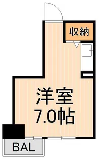 ホーユービル【4階】の間取り