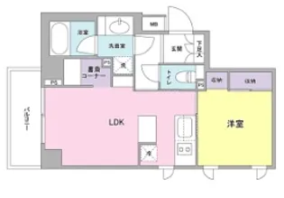 日本橋ミスモ【6階】の間取り