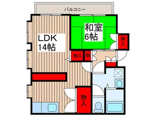 ハイツチェリー【2階】の間取り