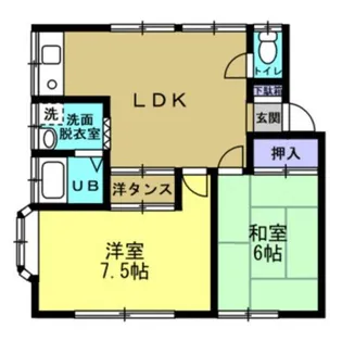 ワイケイパレス【3階】の間取り