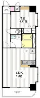 セントフィールド壱番館【6階】の間取り