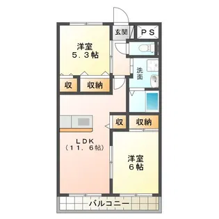 ビバリープレジア【3階】の間取り