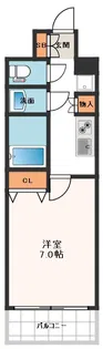 WING TERRACE MINAMIHORIE【8階】の間取り