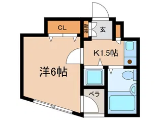 碑文谷壱番館【2階】の間取り