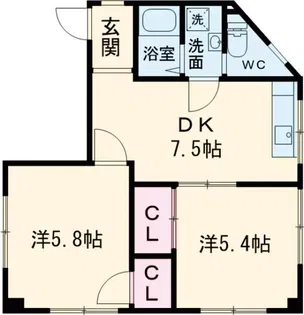 塚本ビル【5階】の間取り