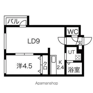 グルービー【4階】の間取り