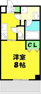 エルソル江坂【4階】の間取り
