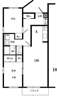 アーヴァンコート【2階】の間取り