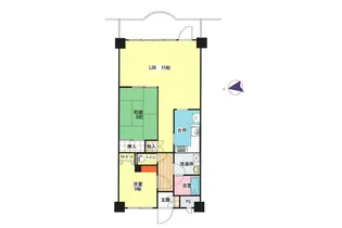 プロシード甲府【6階】の間取り