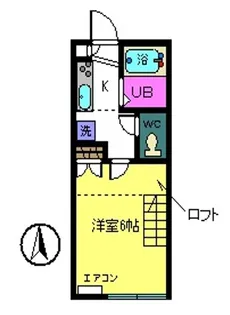 福島県郡山市朝日1【アパート】の間取り