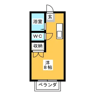 コーポ赤門【2階】の間取り