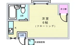 宮山ハイツ【1階】の間取り
