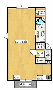 AshII(アシュ2)【2階】の間取り