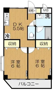 アイビル【2階】の間取り