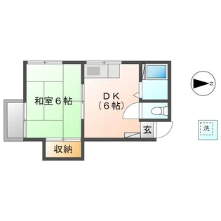 ベアハイツ【2階】の間取り