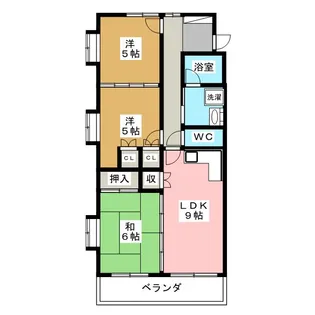 サン・イースト東草深【2階】の間取り
