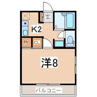 福島県郡山市方八町2【マンション】の間取り