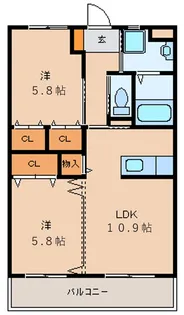 エム・クリオネ【1階】の間取り