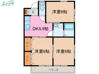 ヴィンテージ エミール【2階】の間取り