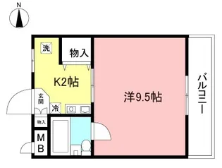 クレール桜【3階】の間取り