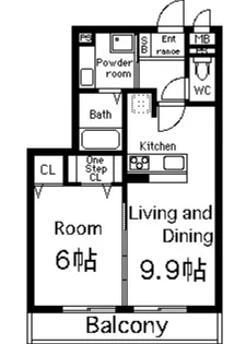 フォーシーズン御厨【2階】の間取り