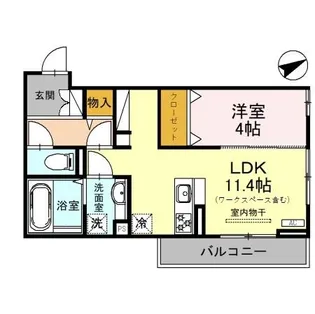 アトールテラス三条【2階】の間取り