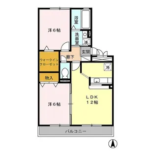 グレイスコート 2【1階】の間取り