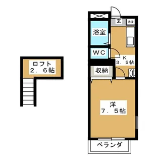 HIコーポ・5【1階】の間取り