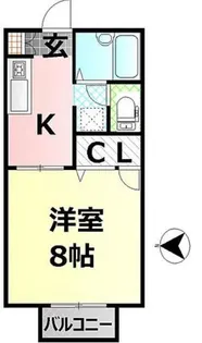 リヴェール麗峰【2階】の間取り