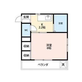 グリーンパーク中村【2階】の間取り