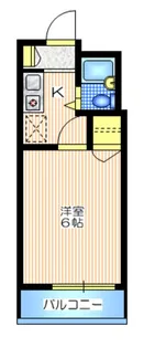 東京都渋谷区恵比寿1【マンション】の間取り