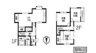 茨城県古河市上和田【一戸建】の間取り