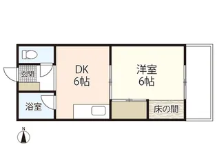 第5鍵山ビル【3階】の間取り