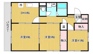 桜ヶ丘ハイツ【2階】の間取り