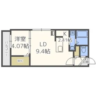 シャトーライフ手稲1【5階】の間取り