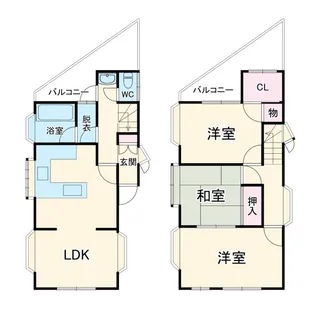 埼玉県幸手市北2【一戸建】の間取り