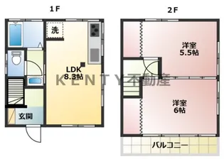 東京都大田区西六郷3【一戸建】の間取り