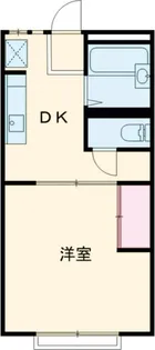 フェリース【2階】の間取り