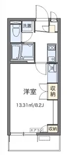 シャンブル【2階】の間取り