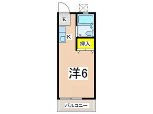 ビューラー大久保C【2階】の間取り