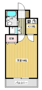 トラストワンビル19【6階】の間取り
