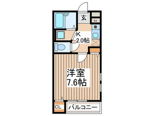 メゾンドフレ-ズ【2階】の間取り