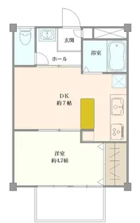 エスポワール出来島【2階】の間取り