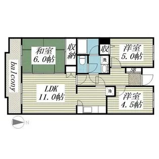 ガーデンフォレスト柏の葉キャンパス【1階】の間取り