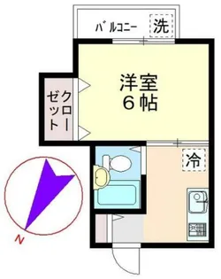 メゾン橋本【1階】の間取り