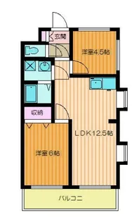 ブランフリーゼ【3階】の間取り