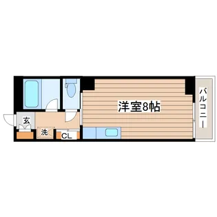 ノーブルビル黒松【4階】の間取り
