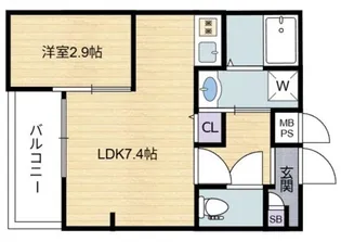 シーエムトワ【3階】の間取り